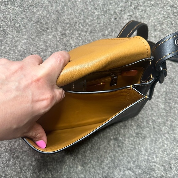 Coach Saddlebag 23 75th Anniversary Crossbody in Black - Picture 8 of 11